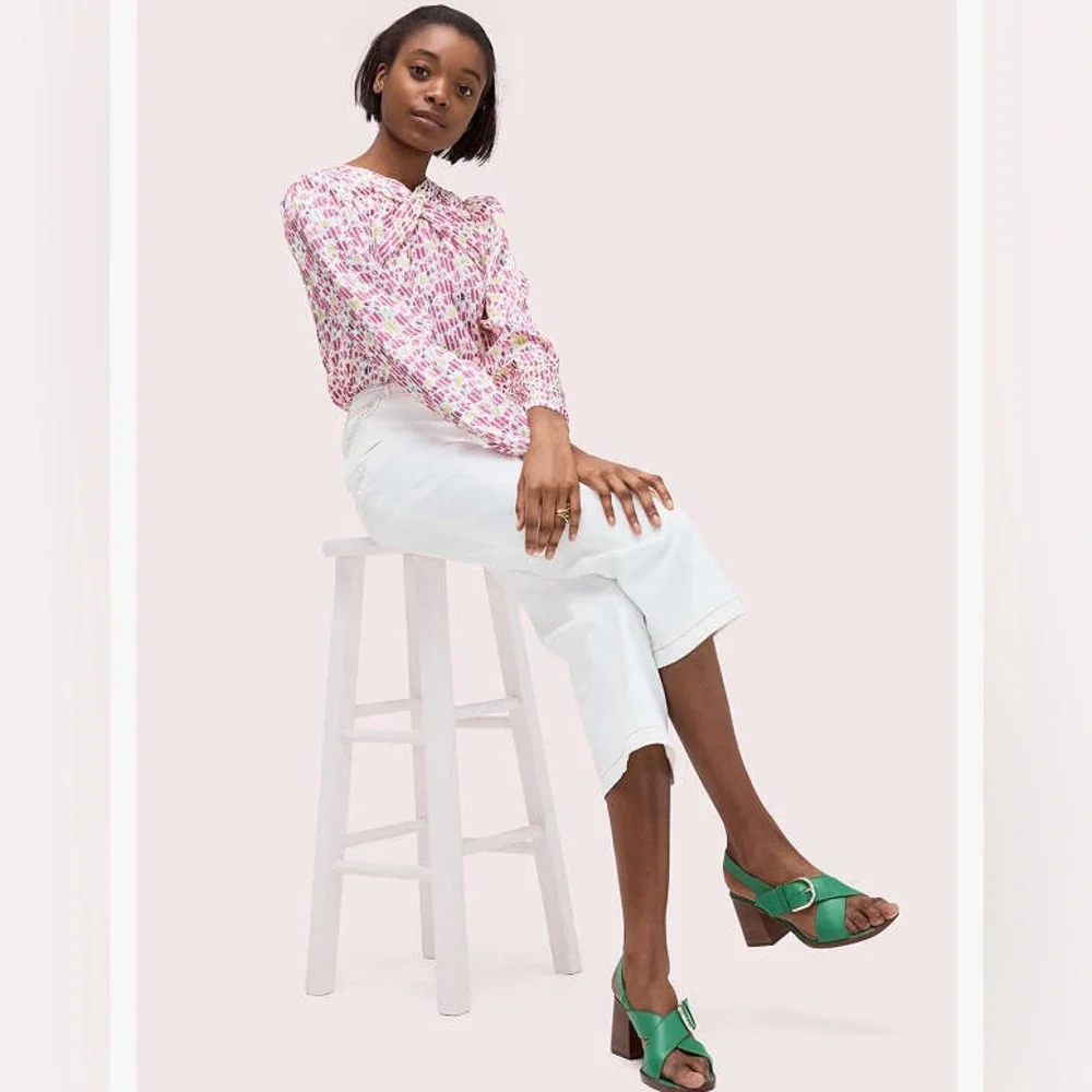 NWOT Kate Spade Marker Floral Devore‎ Top